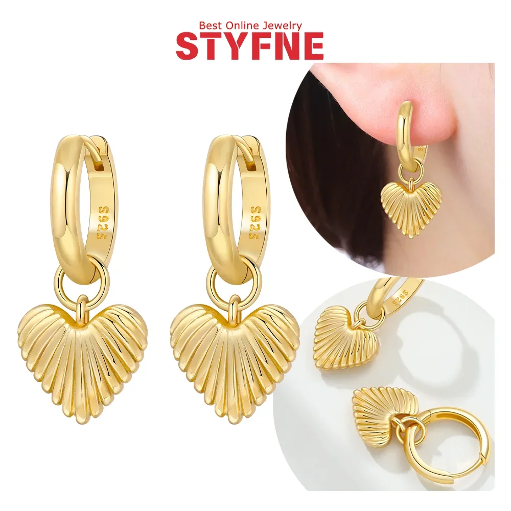 

Новые серьги из серебра 925, золотые винтажные роскошные серьги «Бесконечная любовь», простые серьги «Любовь» для женщин, вечерние модные украшения, подарки на день рождения