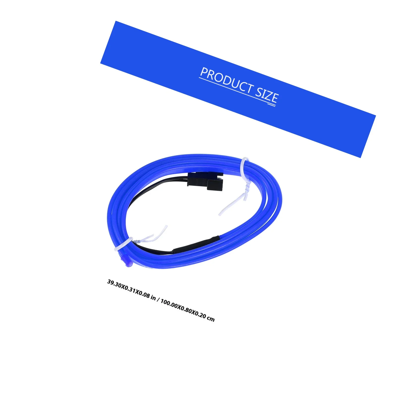 شريط ضوء النيون LED المرن للديكور الداخلي للسيارة بنفسك - ضوء النيون El Wire للحفلات، البار، الجدار، الملابس، المرحلة،