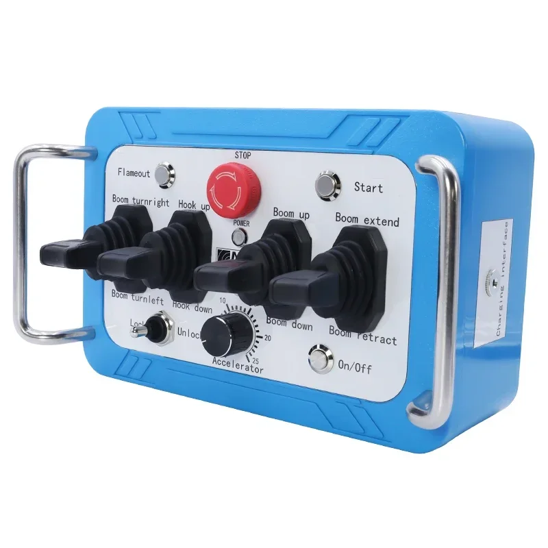 

Easy Operation 4 5 6 7 8 Ways Hydraulic Joystick Proportional Valve Concrete Mixing Pump Wireless Remote Control Kits