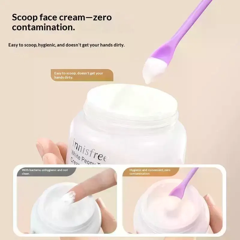 /Kuz/3pcs Silicone Spatula Set Double Head Tiny Scraper For Thin Lotion Bottles Cosmetic Kitchen Tools