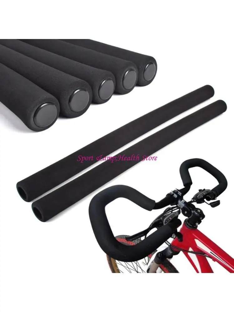 

1 Pair Bike Grips Sponge Cover Handlebar Grips Cycling Handlebar Brake Handle Cover Anti-Slip for Bike, Mountain Bikes