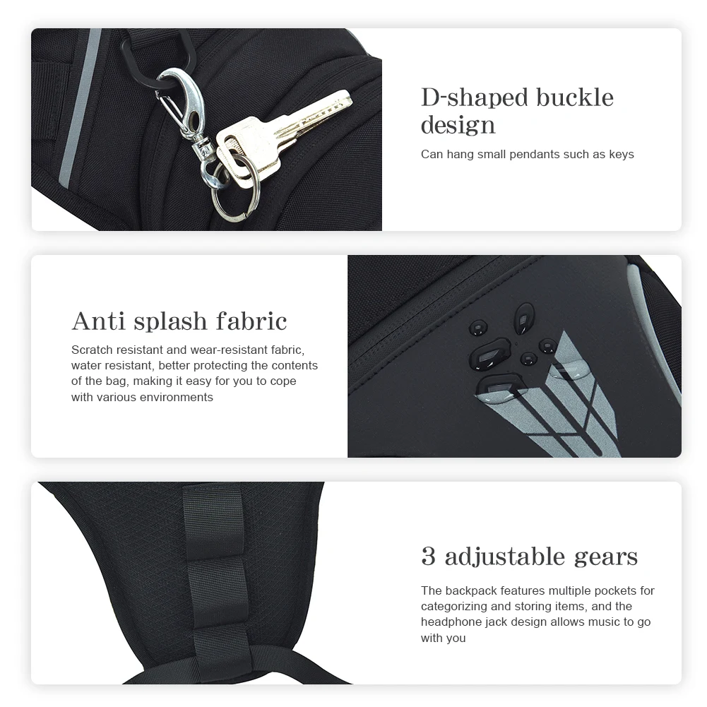 

Men Rider Bum Drop Thigh Bag Multifunctional Motorcycle Hip Waist Bag Multipocket with Reflective Stripe Outdoor Sports Ride Bag