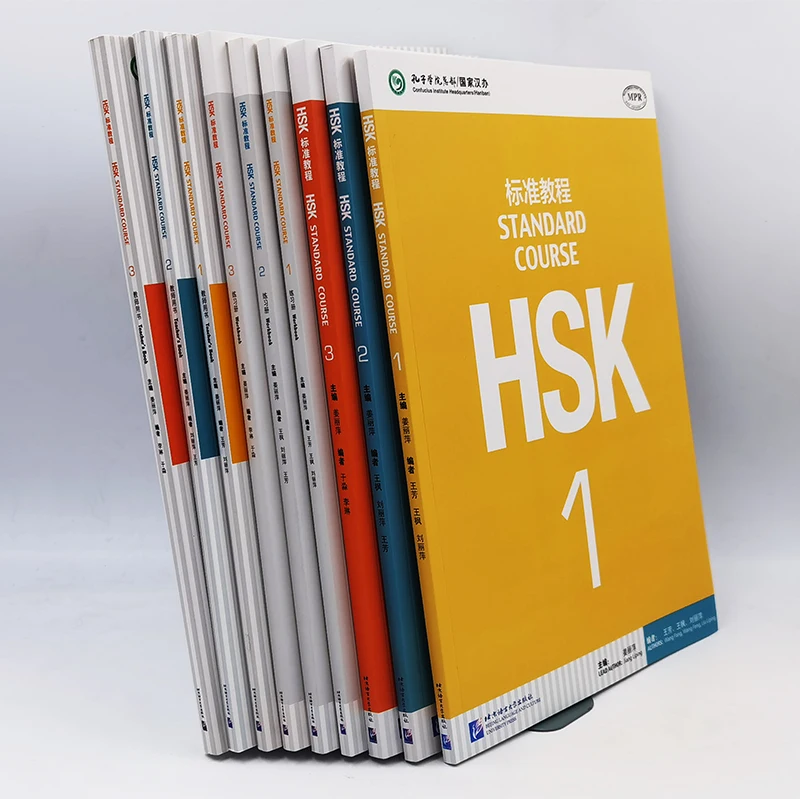 HSK Standard Course Student Textbooks and Workbooks and Teacher Books Level 1-3 (9 Books Total)  Learn Chinese