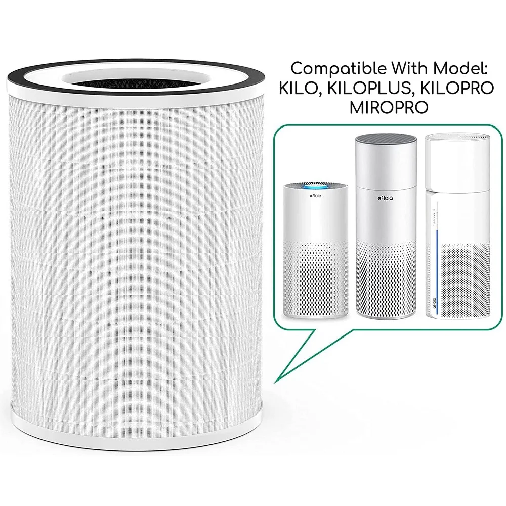 Original True HEPA 13 Filter, Compatible with KILO/KILOPLUS/KILOPRO/MIRO/MIRO PRO Air Purifier