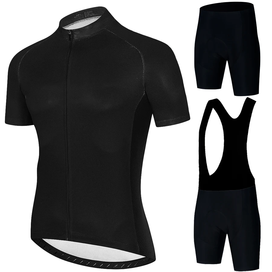 

Black Pro Cycling Jersey Set Summer Cycling Wear Mountain Bike Clothes Bicycle Clothing MTB Bike Cycling Clothing Cycling Suit