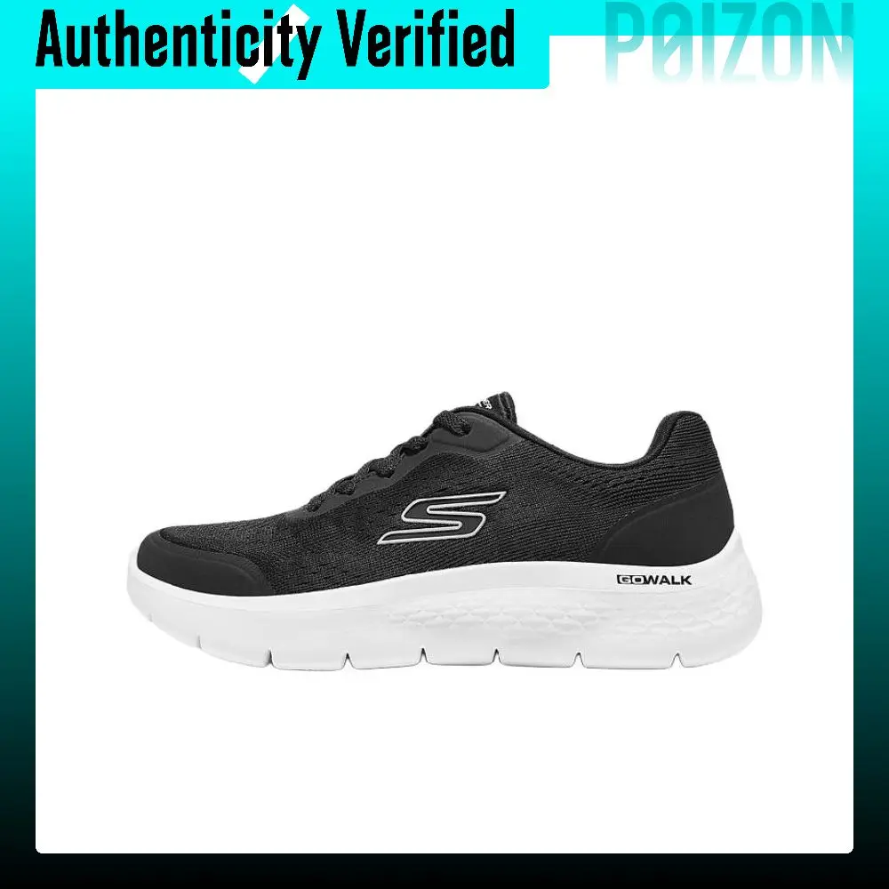 Skechers GO WALK Abrasion Resistant Low top Walking Shoes Women's Black 125526-BLK