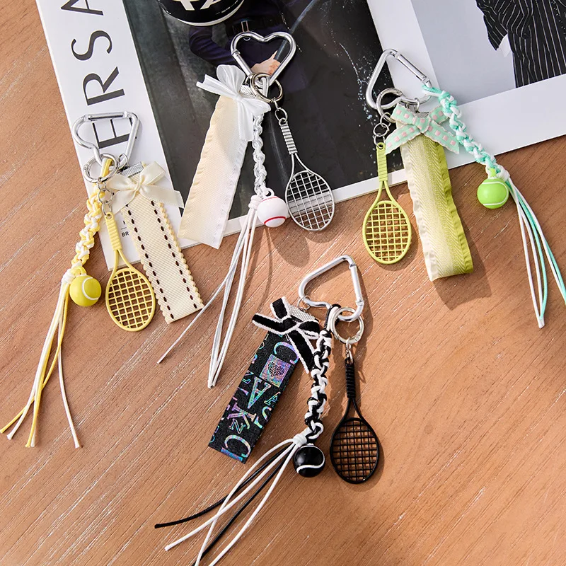 

MINISO креативная новая модная серия, подвеска для сумки, ручная веревка, ремешок для мобильного телефона, брелок, подвеска, аксессуары для тенниса