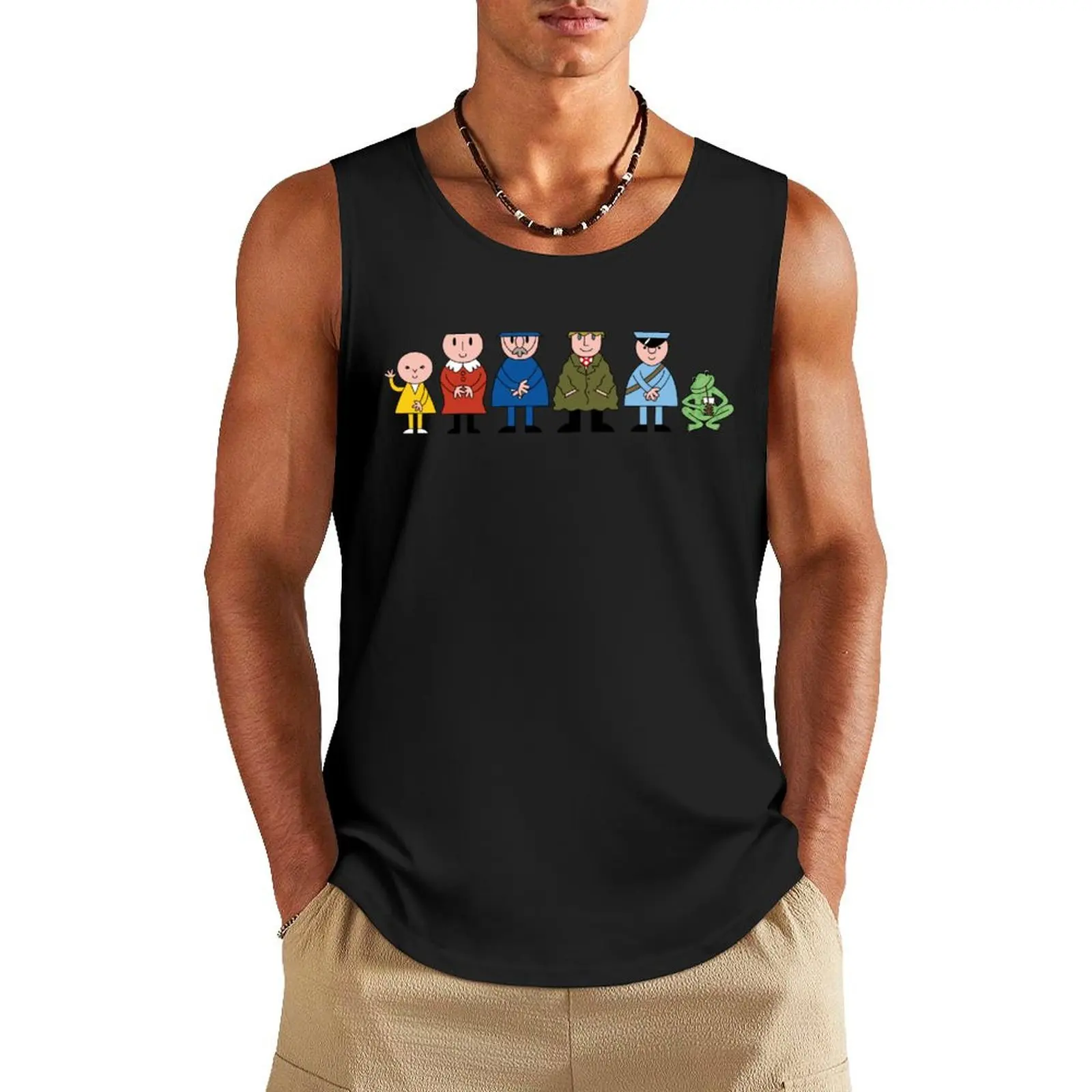 

beebthings Bod and Friends Tank Top muscle t-shirt men gym clothing