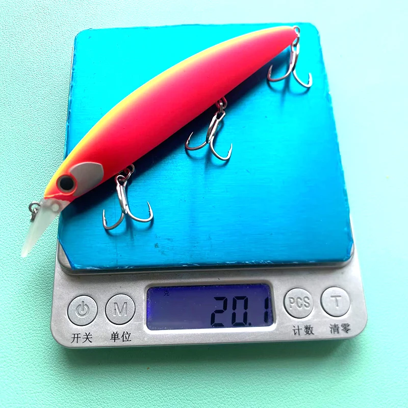 Testar Floating Minnow Bait Fishing Lure 110mm 20g Long Casting Stickbait Artificial Wobblers Jerkbait for Pike Bass Pesca