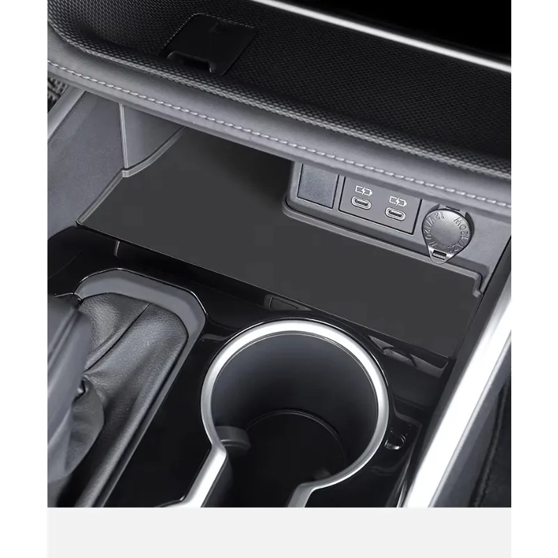 

For Toyota Highlander/Crown Kluger 2024: 14-Piece Eco TPE Interior Set - Custom Storage Trays + Door Pocket Liners (OEKO-TEX)​​