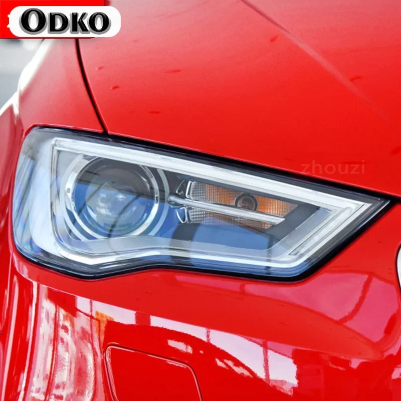 

Car Headlight Tint Black Protective Film Protection Transparent TPU Sticker For Audi A3 S3 RS3 8V 2013-On Sportback Accessories