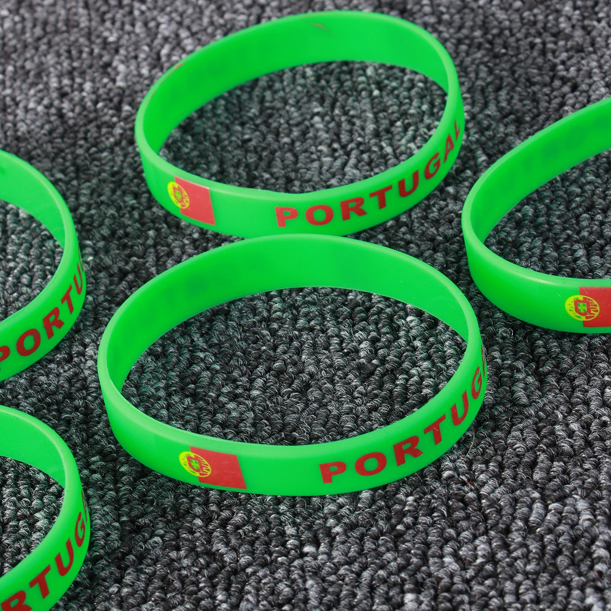 

5 Pcs Silicone Bracelet Australia Band Team Braceleta Bracelets Rural Country Flag Wristband Australian Miss