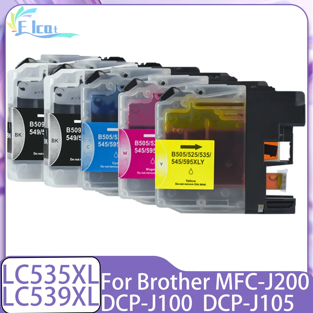LC535 LC535XL LC539 LC539XL Ink Cartridge 535 539 Ink Cartridge Compatible For Brother DCP-J100 DCP-J105 MFC-J200 Printer