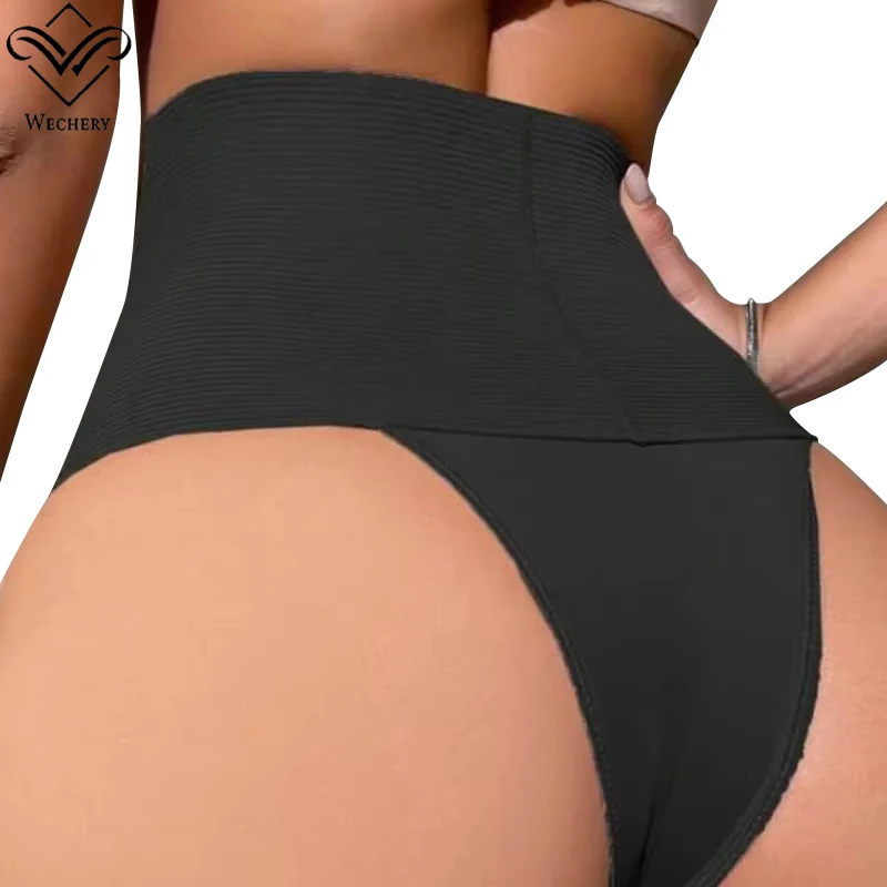 Wechery Frauen Hohe Taille Control Shaper Tangas Bauch Hip Fahrstuhl Kurze Körper Gestaltung Höschen Atmungsaktive Hosen Abnehmen Unterwäsche