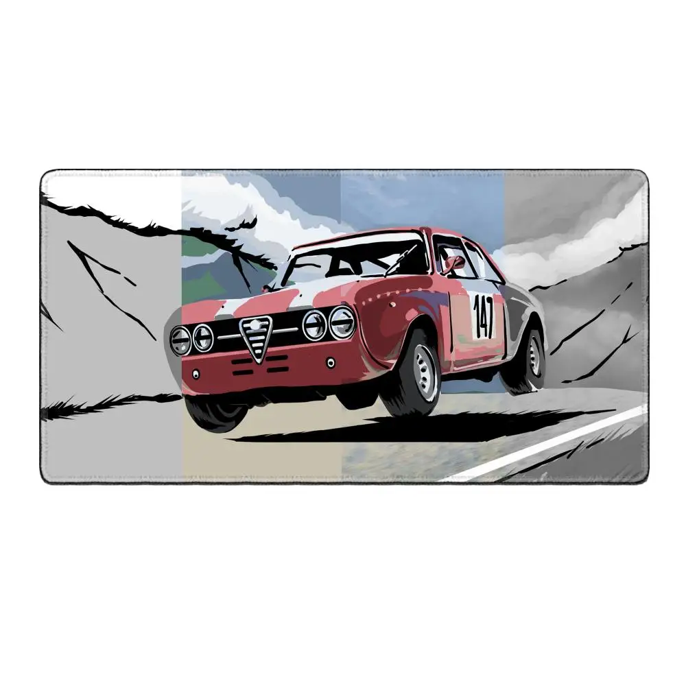 Tapis de souris avec logo Romeo, 80x40cm, XL, Lockedge, ordinateur de bureau, élément en polymère, table, clavier, grand coussin pour ordinateur portable