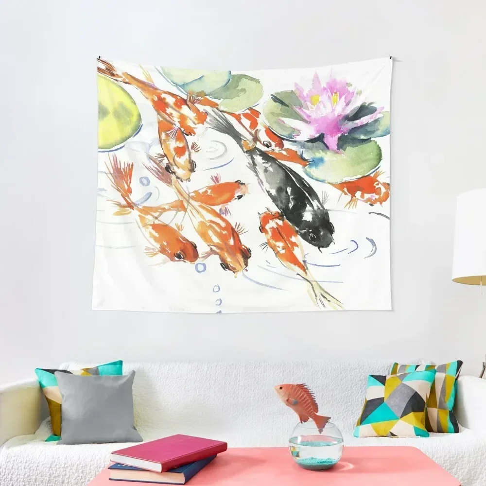 

Nine KOI Tapestry Decoration Wall Wall Coverings Tapestry