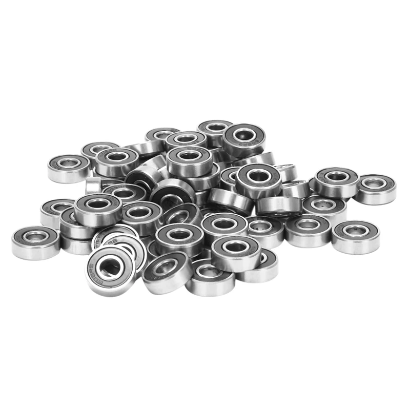 240Pcs 608 2RS Ball Bearing ABEC-5 8X22X7 Mm Deep Groove Carbon Steel Sealed Ball Bearings