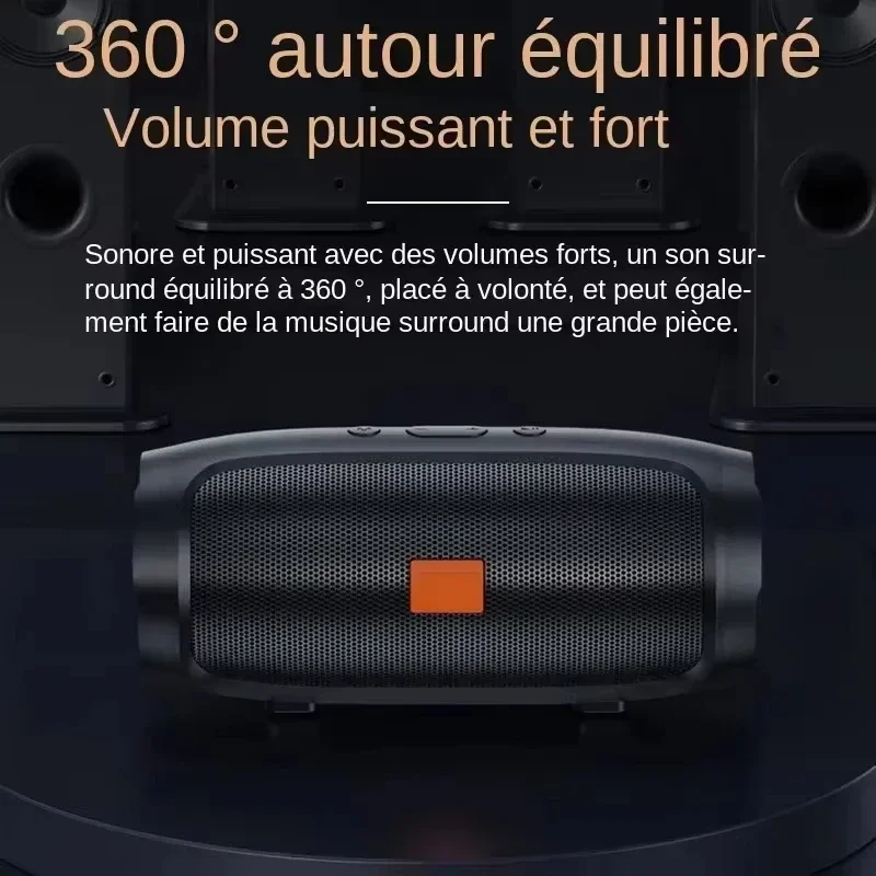 Przenośne głośniki bezprzewodowe Lenovo TF USB FM Bluetooth 5.4, podwójne głośniki, odtwarzanie stereo, funkcja transmisji głosu, głośnik subwooferowy, nowy model. — zdjęcie produktu 4