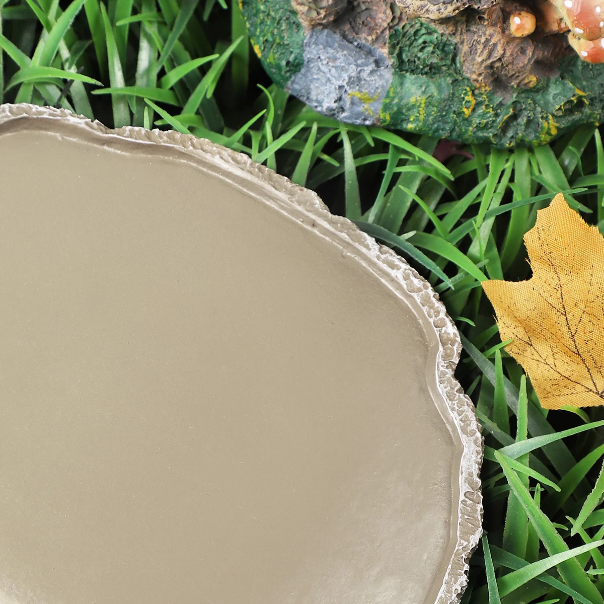 

Reptile Feeding Plate Resin Bowl Non Slip Sturdy Safe for Pets Turtle Lizard Frog Terrapin Gecko Scorpion Snake