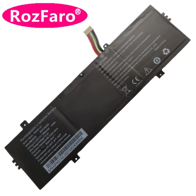 Bateria 4564843s1 de Rozfaro para Medion Akoya E14304 Md63780 E15303 Md62063 Md62023 Md62113 Md62129 Md62130 Md62137 Md62284 62370