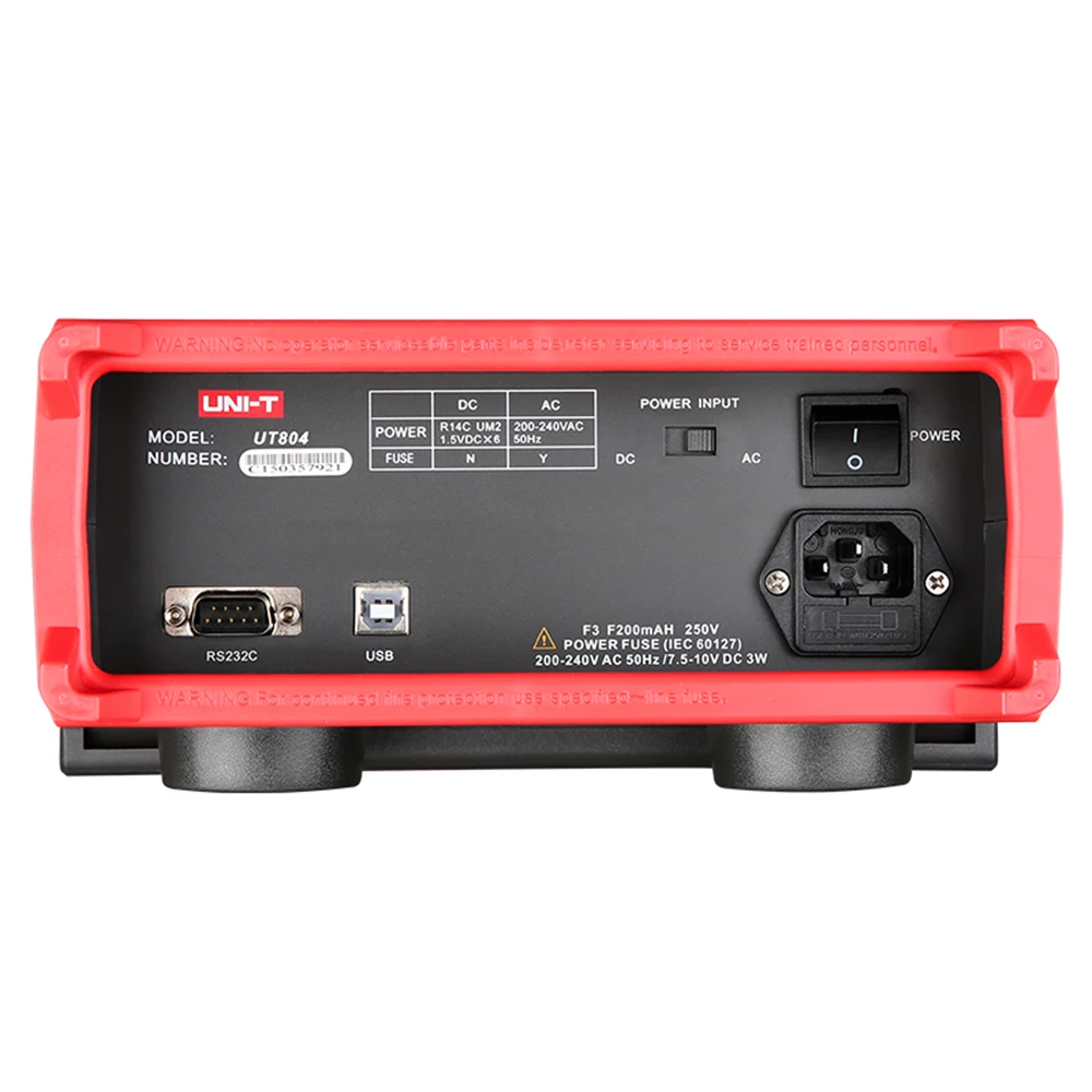 Multimètre de Table à True Rms, fonction AC + DC UT804, Instrument de mesure électronique, résolution de lecture, unité de fréquence, multimètre