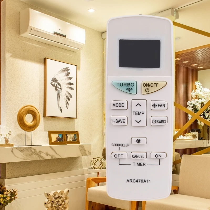 ARC470A1 Enhanced Functionality Remote Control for DAIKIN ARC470A11 ARC470A16 Air Conditioner Intuitive Design, No Codes