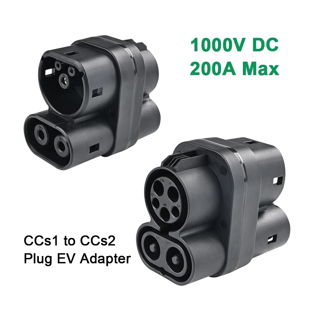 IPENGEN Ccs1 to Ccs2 Адаптер автомобильного зарядного устройства постоянного тока Адаптер 250 кВт Ccs Combo 1 to Ccs Combo 2 EV Адаптер для быстрой зарядки