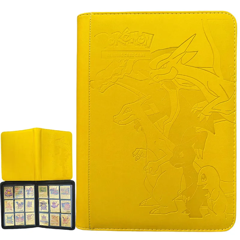 Kaartenmap met 9 vakjes, verzamelmap voor trading cards, displaymap, opbergmap voor Pokémon PTCG TCG Yugioh MTG gamekaarten