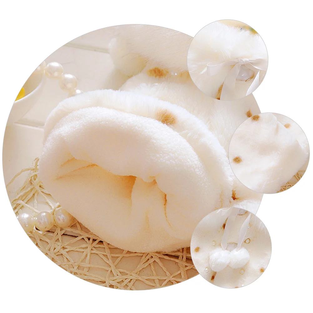 

Adorable Baby Cape Coat 3 Sizes Lightweight Warm Collar Cotton Winter Outwear For Girls Thicken Lining Toddler Coat