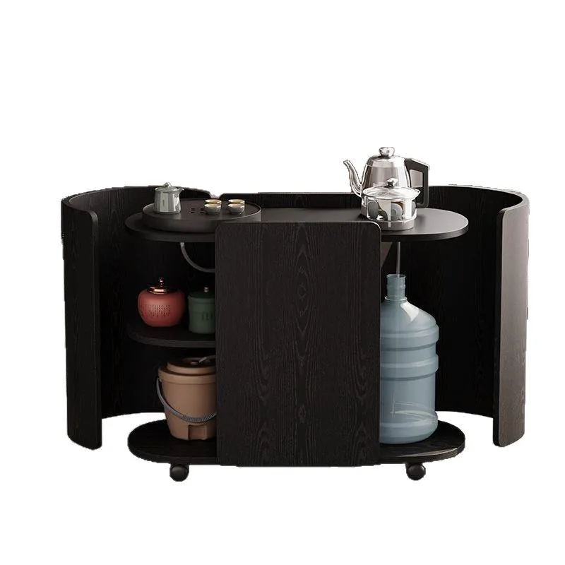 Living room solid wood  cabinet  integrated small coffee table household balcony