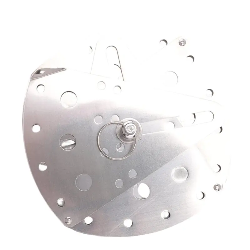 A68P-Stainless Adjustable Drop Lid Simmering Food Pot Cover Anti-Overflow Prevention Cover Steaming Rack