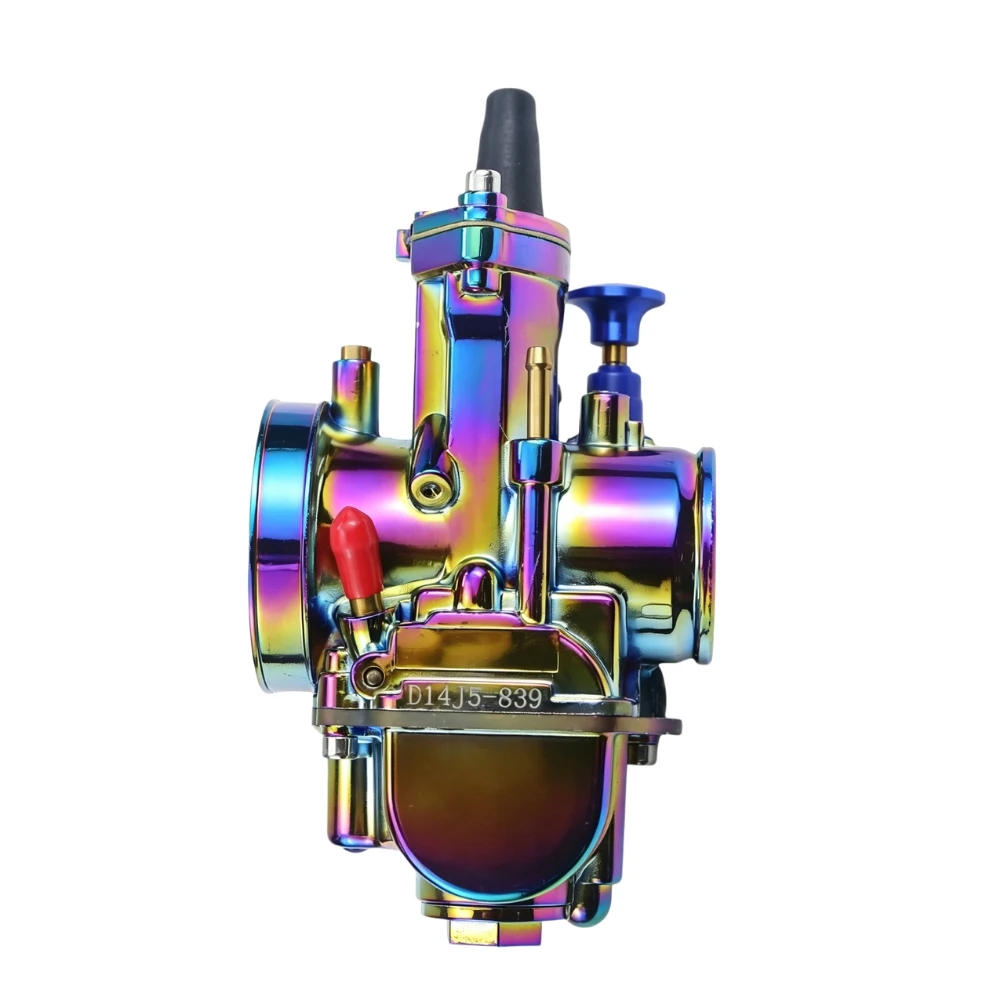 24mm PWK24 Color Plating Performance Carburetor Full Combo Set Racing Modified Carb Replacement Parts For Off Road Motorcycle