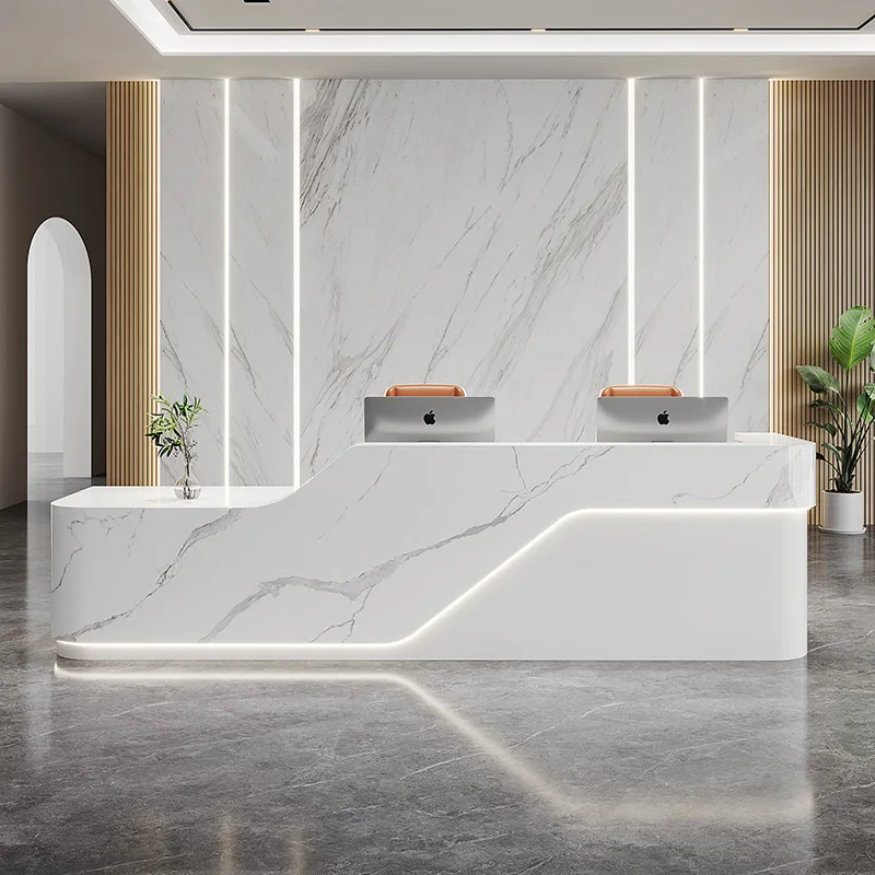 

Luxury Modern Reception Desks Shop Beauty Bar Hotel Restaurant Design Reception Desks Company Comptoire Accueil Trendy Furniture