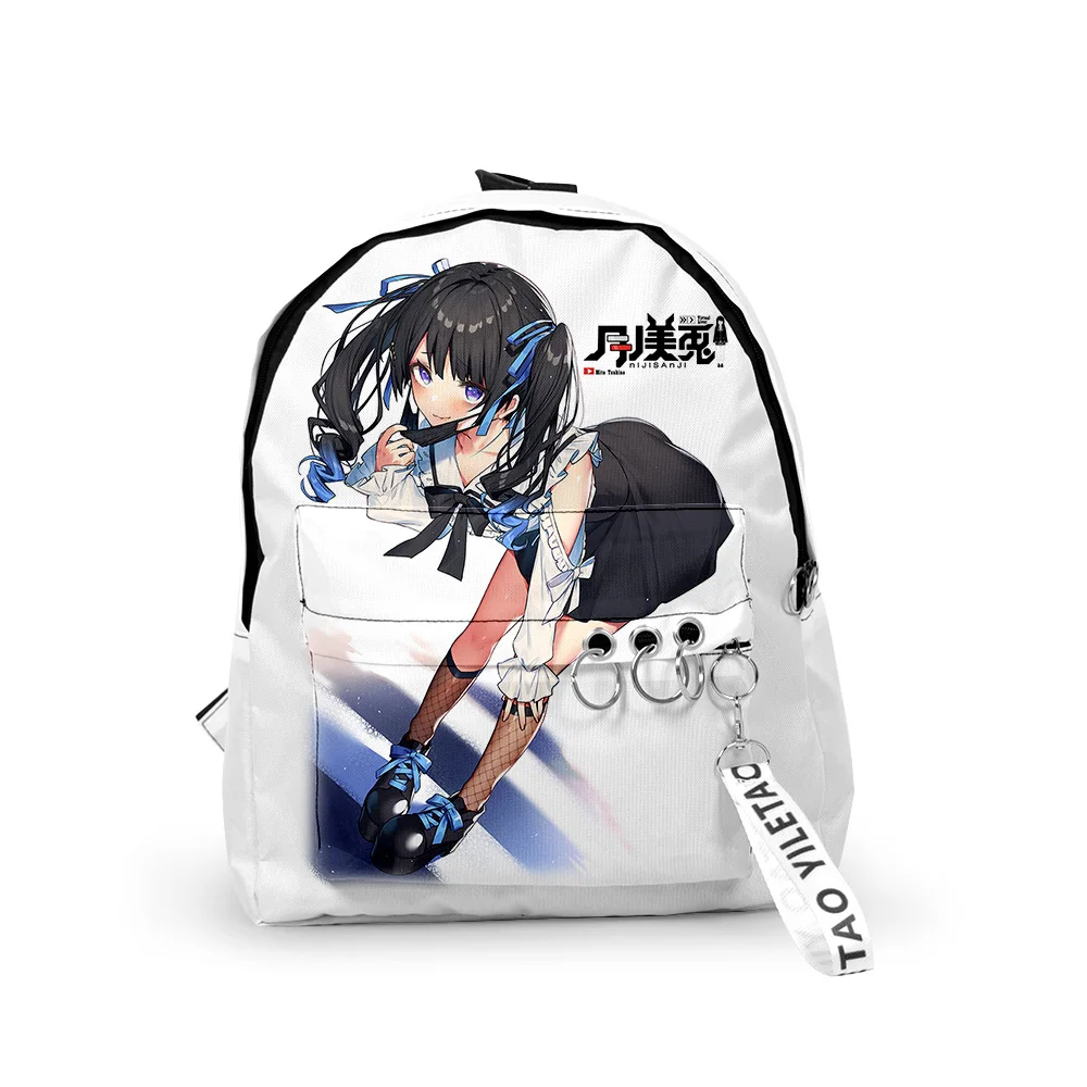 VTuber-mochila de Anime Tsukino Mito Unisex, bolsa de viaje, Harajuku, Japón, Manga, 2023