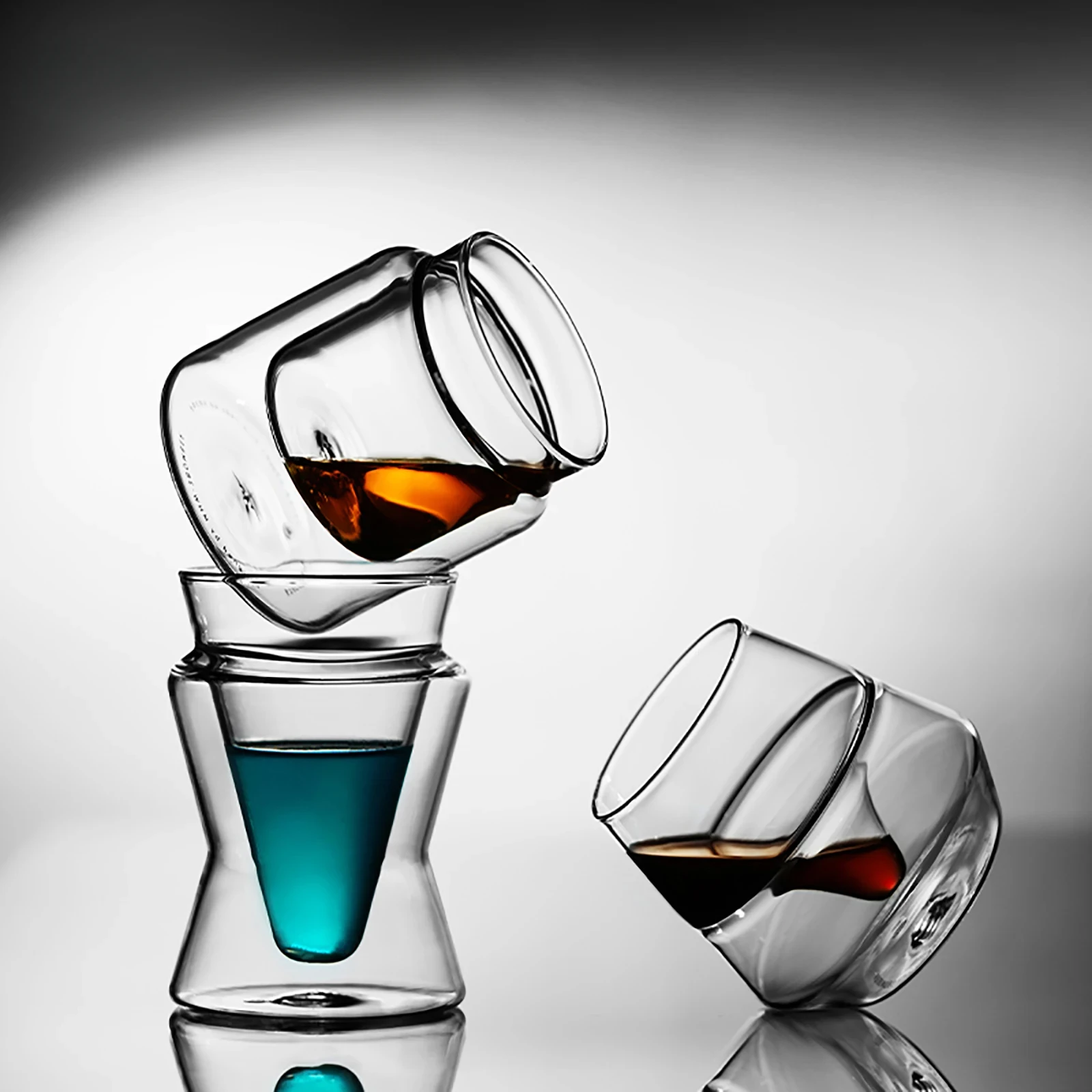 

Glass Cup Double Wall Glass Coffee Mugs Borosilicate Glass Espresso Cups Professional Barista Accessories
