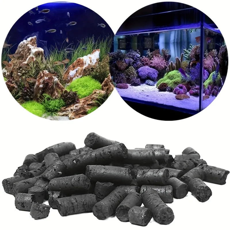 300g Fish Tank Carbon Filter, Aquarium Filter Supplies For Fish Tank Accessories With Net Bag view 3