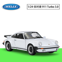 Welly 1:24 1974 Porsche 911 Turbo3.0 Sports Car Simulation Alloy Car Model Crafts Decoration Collection Toy Tools Gift