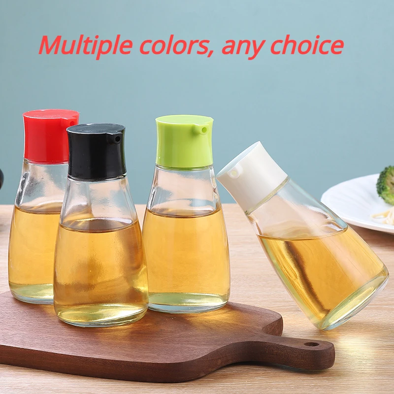 

JJTHNCR Durable Oil Bottle Soy Sauce Vinegar Sesame Oil Container Olive Oil Jar Seasoning Bottle Leak-Proof Kitchen Storage