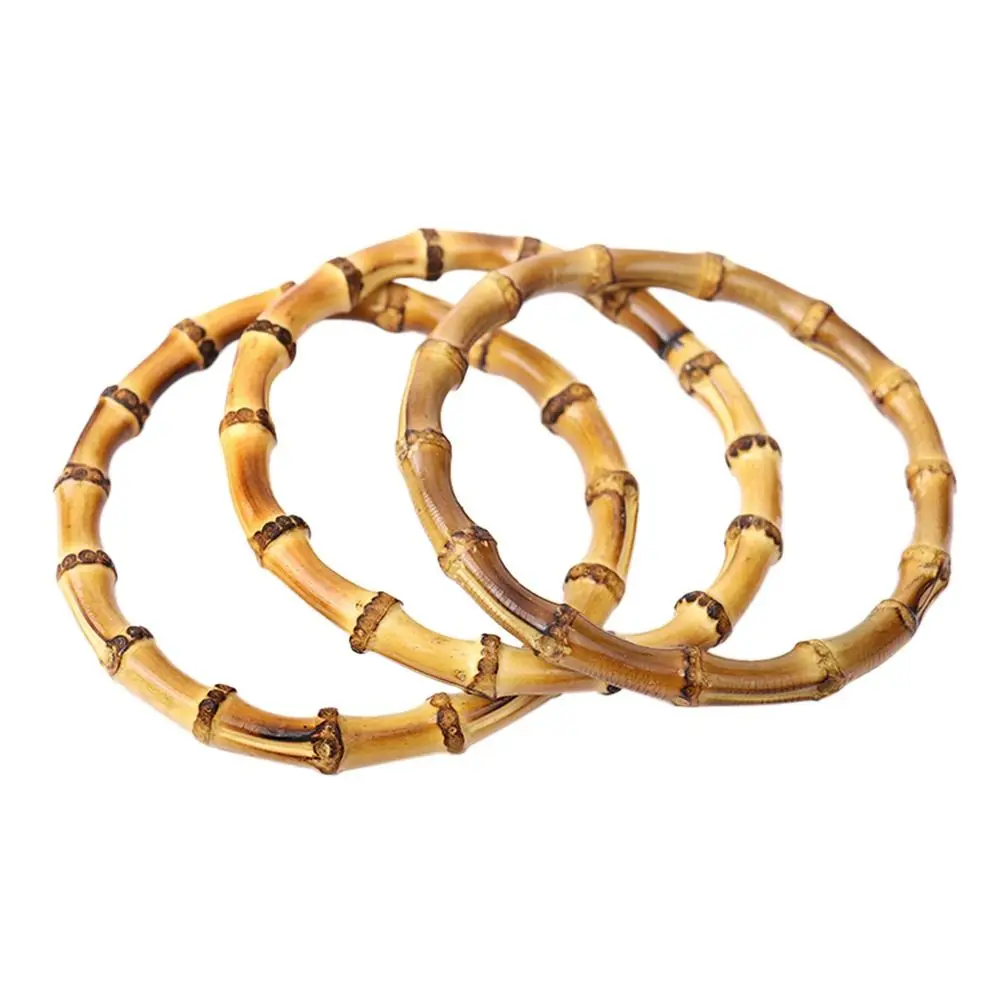 

1 шт., бамбуковые ручки для кошелька, съемные круглые бамбуковые ручки для сумки, ручка для сумки «сделай сам», ручка для подарочной коробки, ремень для сумки на плечо