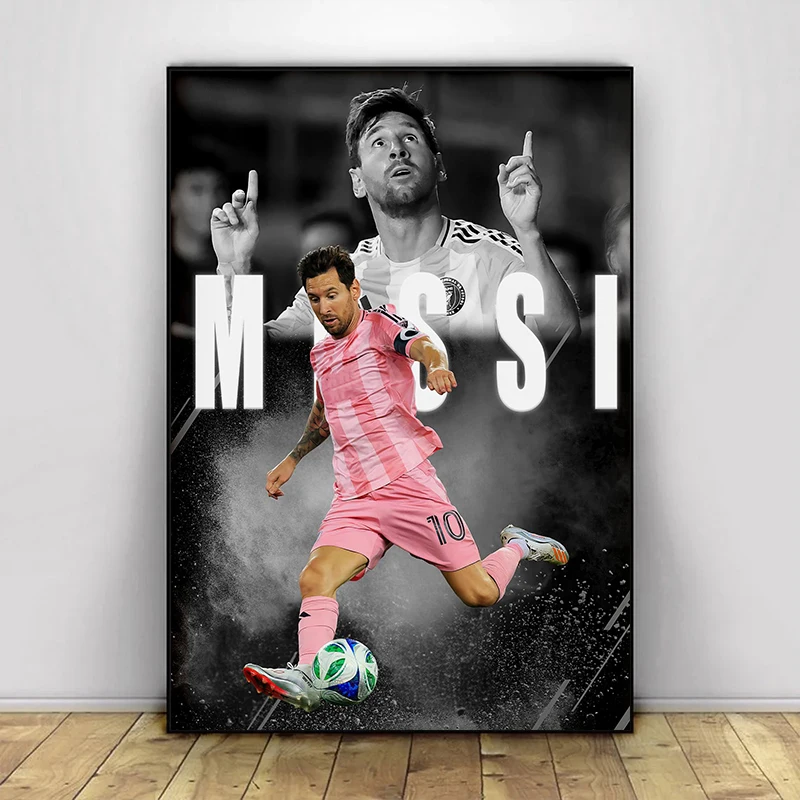 World Famous Football Player Football Legend Sport Poster Canvas Painting Print Nordic Wall Art Pictures Home Boy Bedroom Decor
