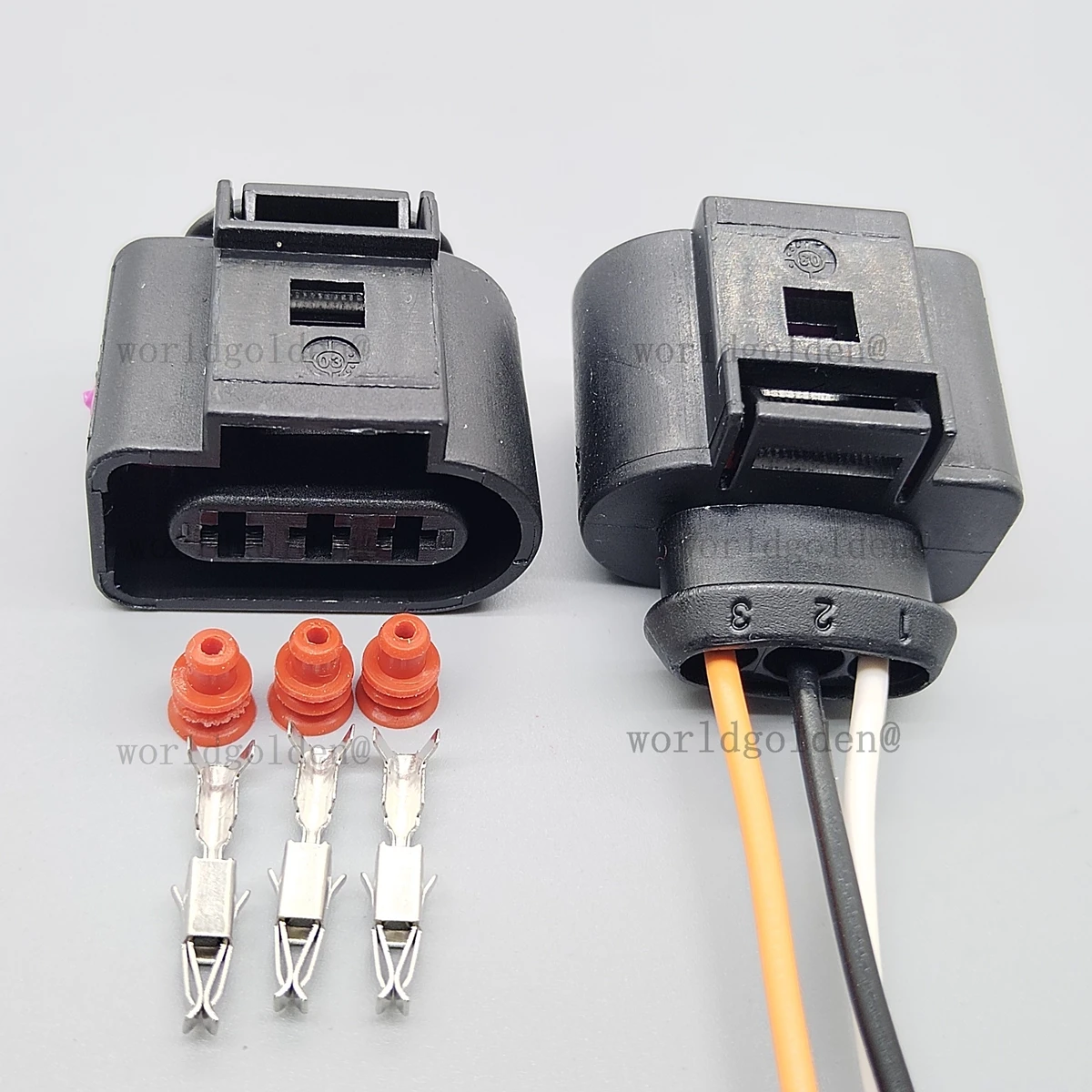 2050994-1 1J0973723 3Pin Plastic Electrical Joint for Universal Vehicles