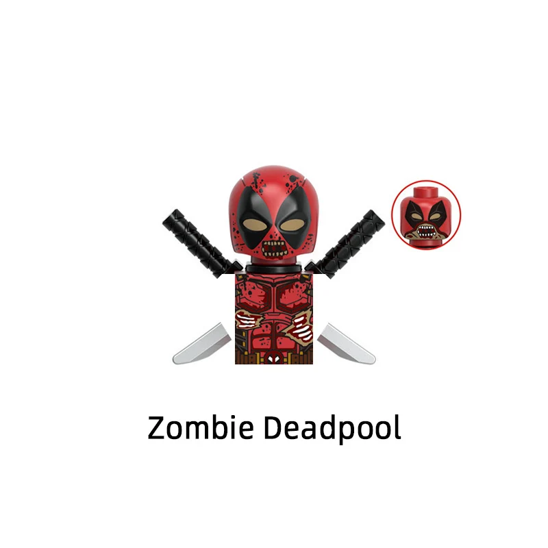 The Zombie Wolverine Wolverinepool Evil Masacre Model Blocks MOC Bricks Set regali giocattoli per bambini G0173