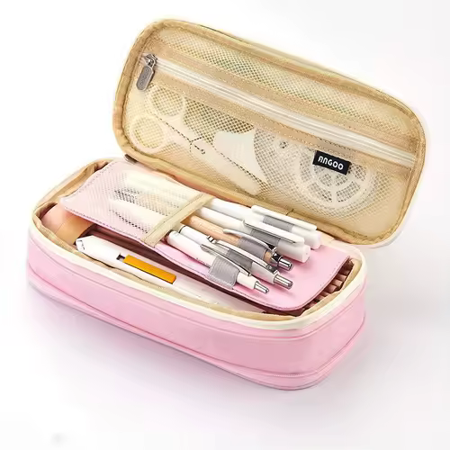 Creative pencil case Large Capacity Double Layers CPC Certification Safe Material School case Pouch Stationery for Girls - Image 5