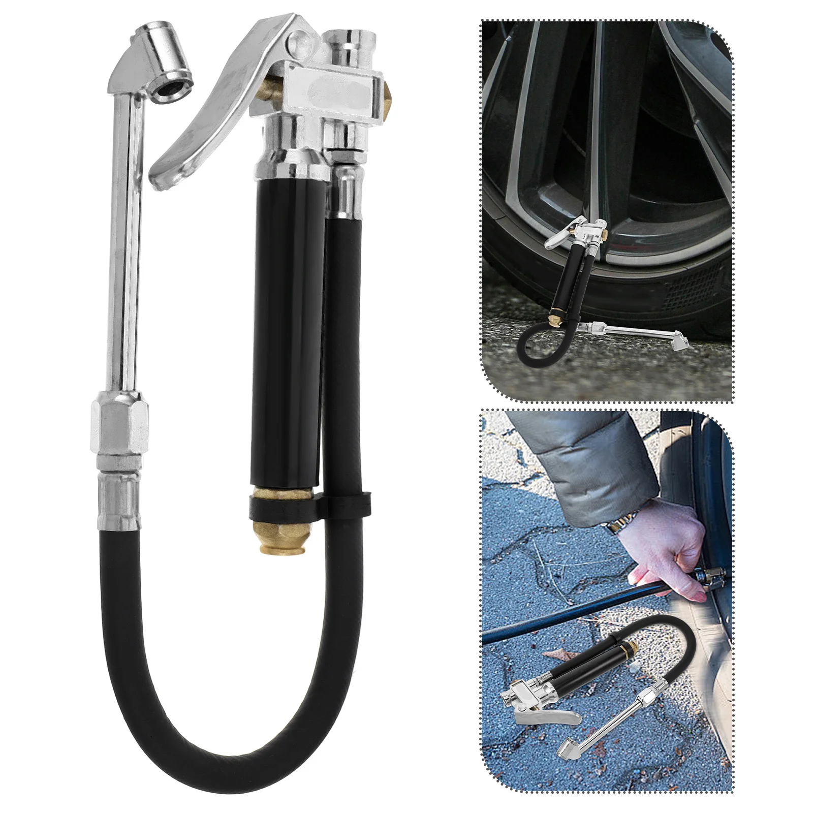 

Digital Tire Pressure Gauge Inflator Accurate Tire Monitor Heavy Duty Pressure Tool Accessory Brake Pad Gauge