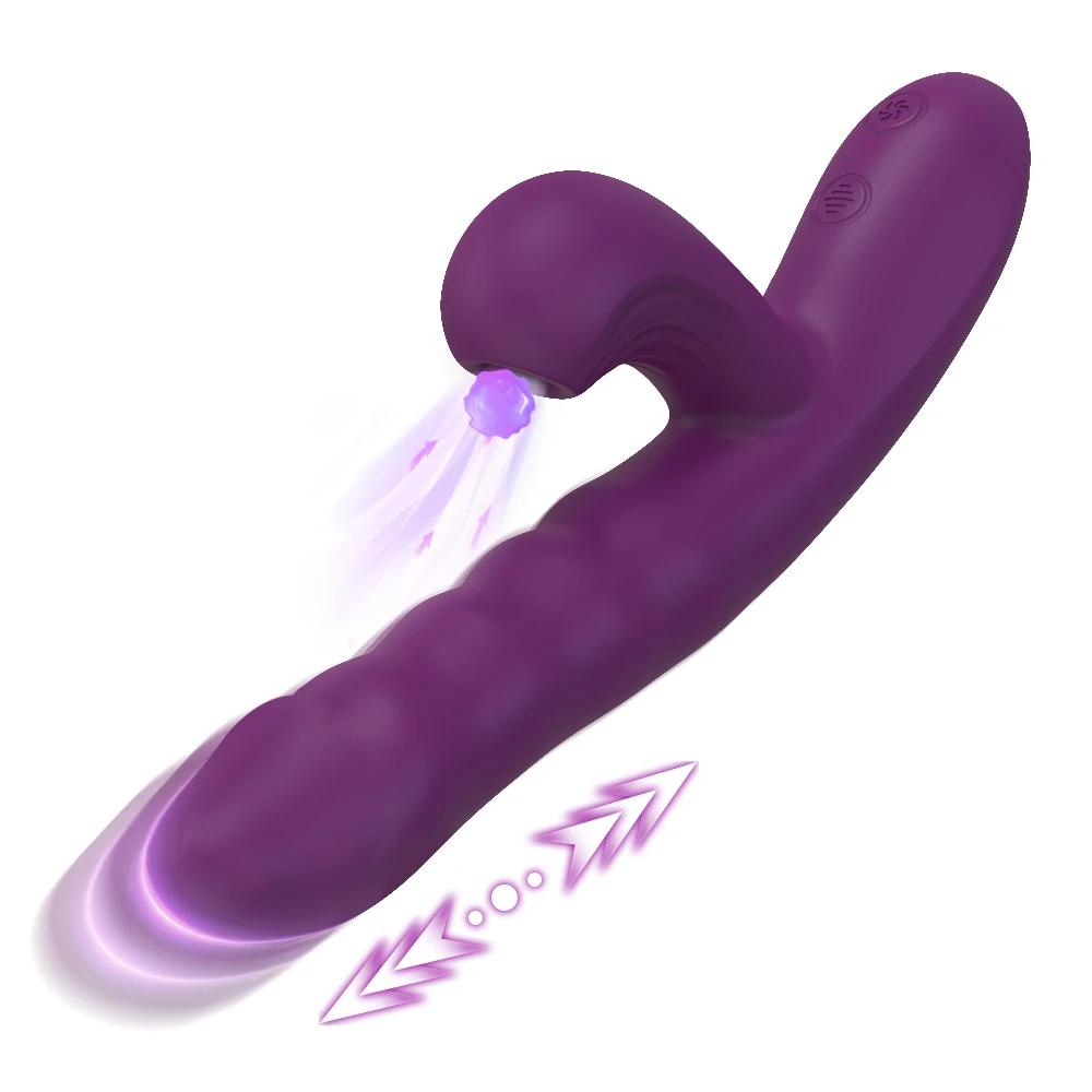 Powerful Rabbit Vibrator With Thrusting And Sucking Stimulation_voghion.com