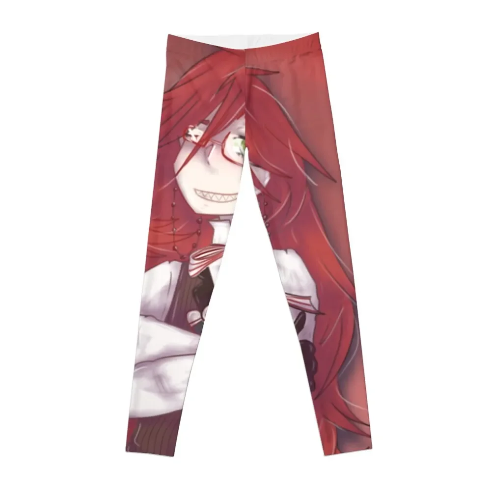 

Grell Sutcliff Black Butler Leggings Fitness woman trousers Womens Leggings