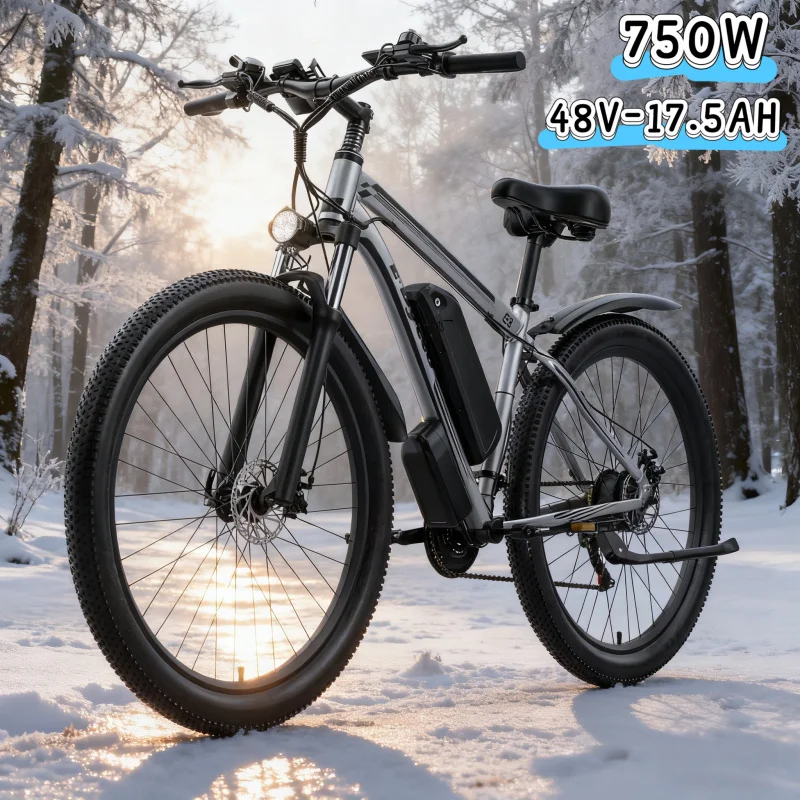 

29-inch electric bicycle with 750W motor, 48V 17.5AH lithium battery, high-performance, good-looking and durable adult E-bike