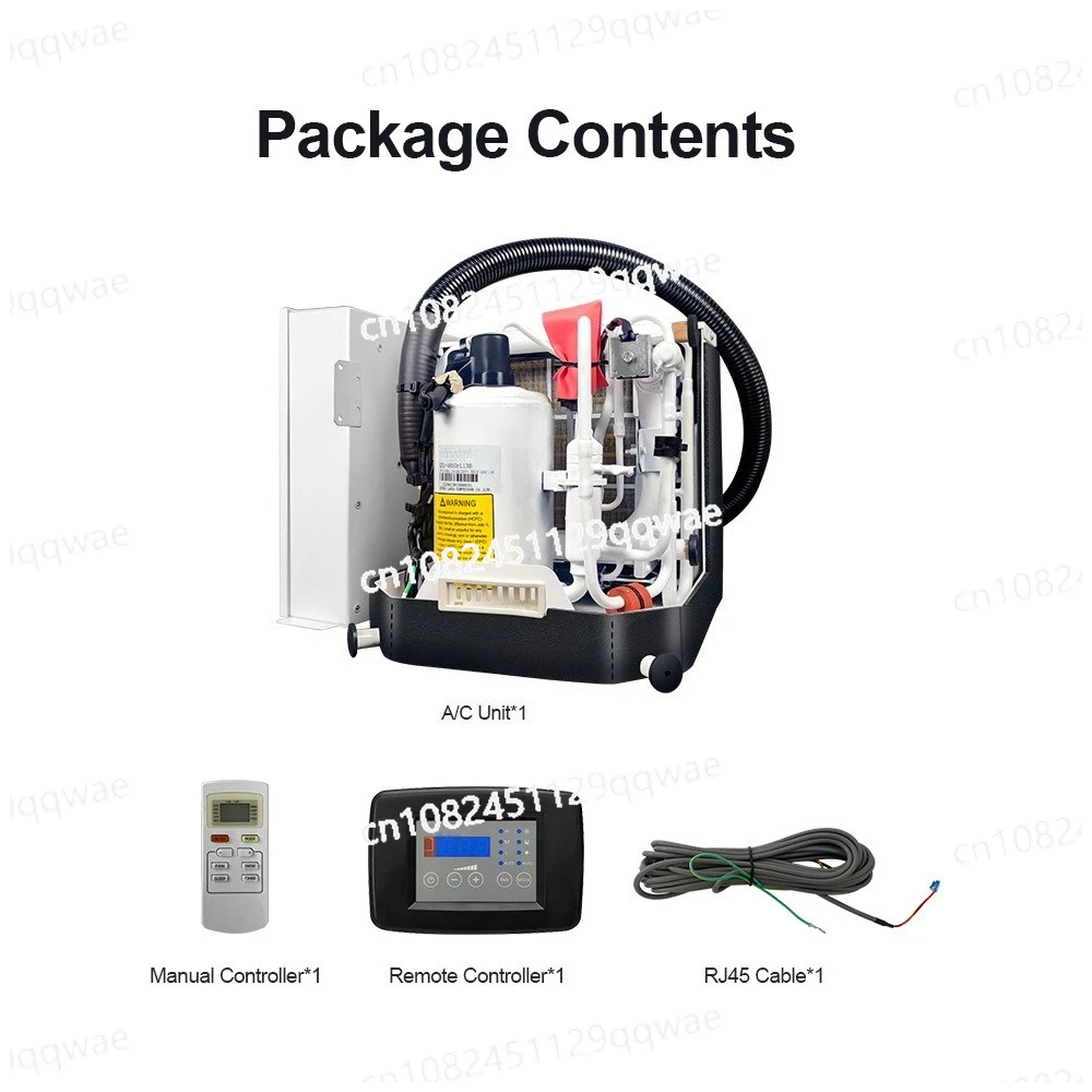 Self-contained Marine Air Conditioner for Boat 9000Btu 16000Btu 24000Btu Water Cooled Chiller Vessel Yacht Air Conditioning