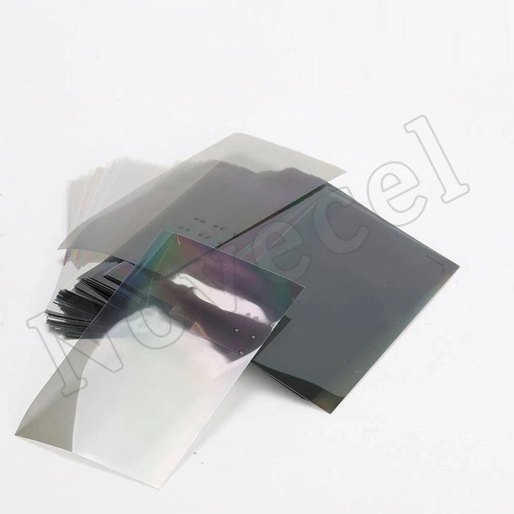 10 قطعة العالمي OLED المستقطب ورقة لسامسونج هواوي آيفون باد شاشة LCD الاستقطاب الناشر فيلم تصفية استبدال أجزاء