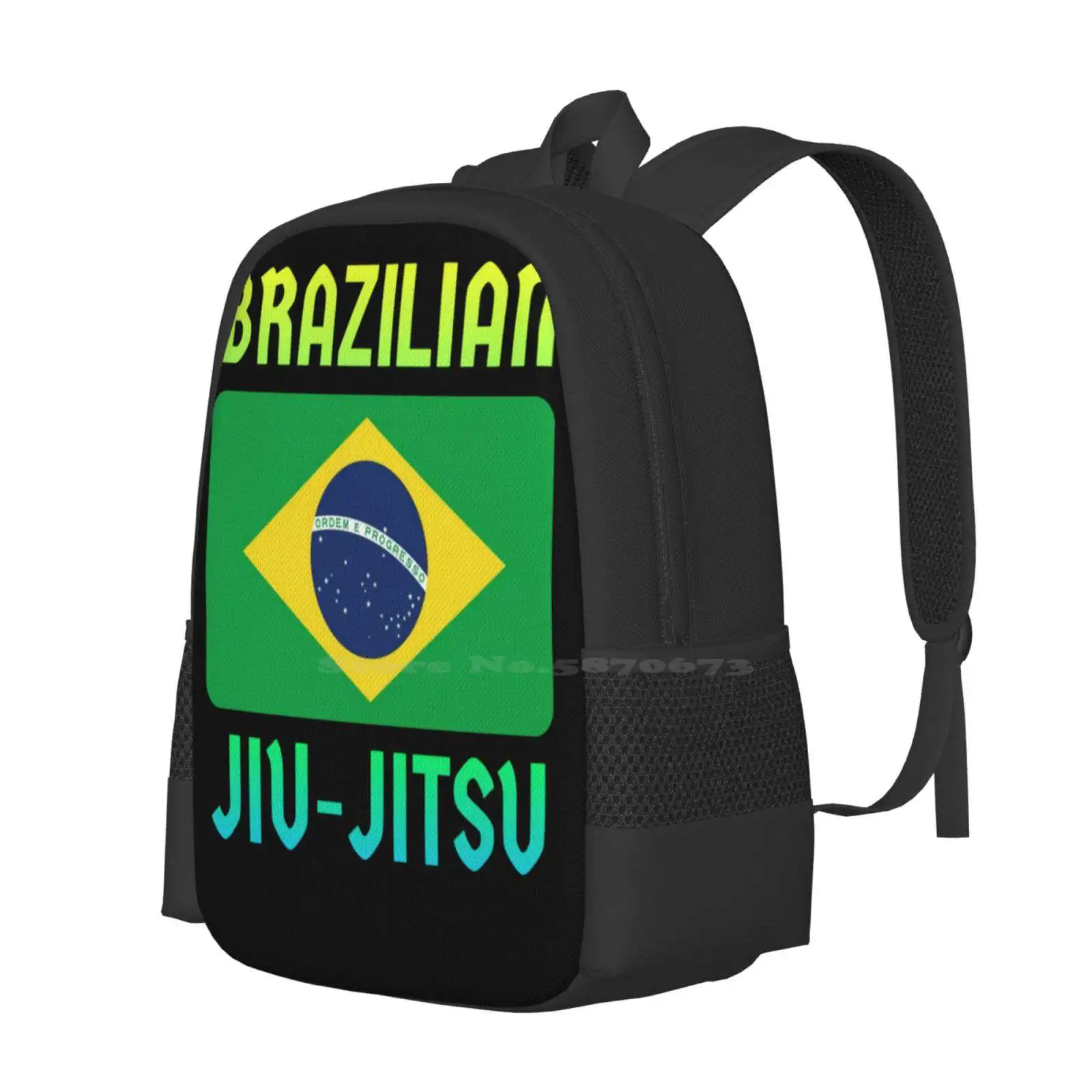 Brazilian Jiu-Jitsu Flag Hot Sale Schoolbag Backpack Fashion Bags Bjj Zip Bjj Gear Jiu Jitsu Gear Jiu Jitsu Long Sleeve Jiu